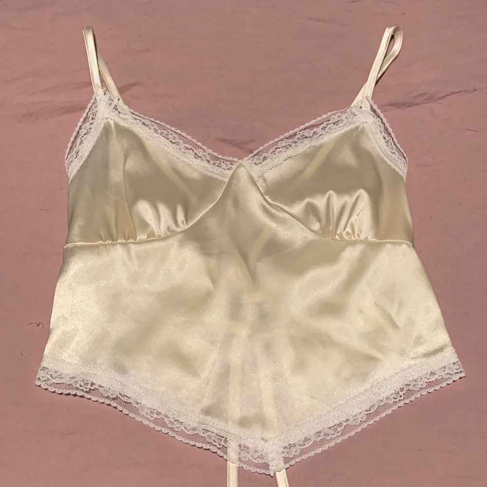 Ivory Bustier Cami Corset